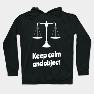 keep calm and object Hoodie